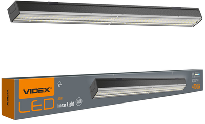 Линейный светильник VIDEX LED BN03 30W 0.6М 5000K 220V Black
