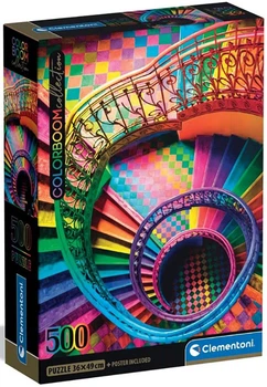 Пазли Clementoni Compact - ColorBoom. Сходи / 500 елементів (35591)