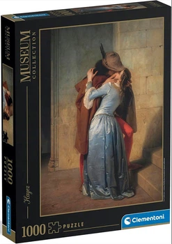 Пазли Clementoni Музейна Колекція - Франческо Гаєс. Поцілунок / Foto Scala, Firenze / 1000 елементів (39994)