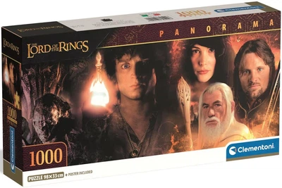 Пазли Clementoni Compact Panorama - Володар перснів / New Line Production Inc. The Lord Of The Rings / 1000 елементів (39502)