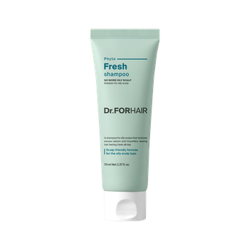Мицеллярный шампунь для жирной кожи головы Dr.FORHAIR Phyto Fresh Shampoo, 70мл