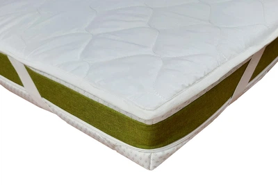 Наматрацник захисний 70х190 см на резинках, Dz-mattress, бавовна (бязь)