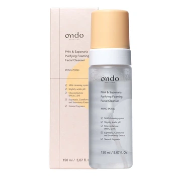 Мягкая пенка для умывания с глюконолактоновой кислотой и сапонарией Ondo Beauty 36.5 PHA & Saponaria Purifying Foaming Facial Cleanser, 150 мл