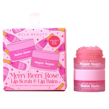 Подарунковий міні-набір «Різдвяне Розе» NCLA Beauty Merry Berry Rose Ornament Lip Care Set, 2 в 1