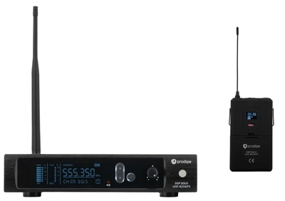 Радіосистема (приймач та передавач без мікрофонів) Prodipe UHF B210 DSP Solo (F5 version)