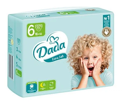 Підгузки дитячі Dada Extra Soft №6 (16+кг) 37шт