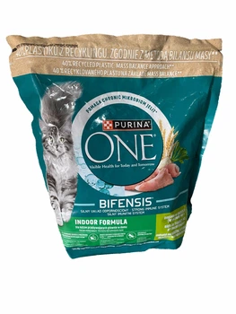 Сухий корм PURINA ONE Indoor для дорослих котів, з індичкою 1.4 кг
