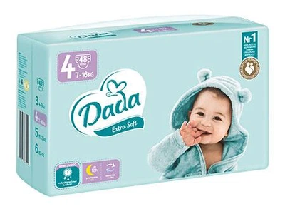 Підгузки дитячі Dada Extra Soft №4 (7-16кг) 48шт
