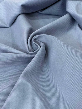 Костюмная ткань Микровельвет серо-голубой 150см 1пог.м (786-16W-88)