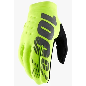 Зимние перчатки 100% BRISKER Glove [Fluo Yellow] - M (9)