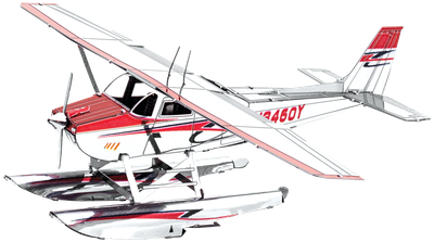Металлический 3D конструктор "Самолет Cessna 182", Metal Earth, MMS111