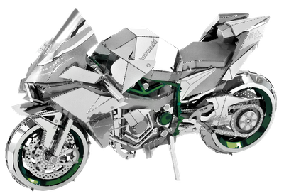 Металлический 3D конструктор "Мотоцикл Kawasaki Ninja H2R", Metal Earth, ICX021