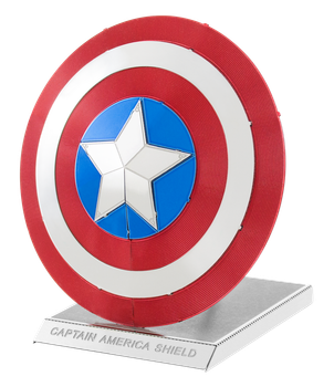 Металлический 3D конструктор "Щит Капитана Америка Marvel"