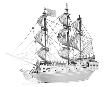 Металлический 3D конструктор "Пиратский корабль Black Pearl"
