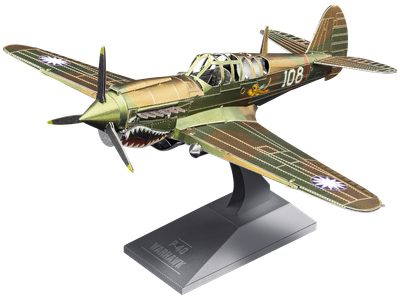 Металевий 3D конструктор "Винищувач P-40 Warhawk", Metal Earth, MMS213