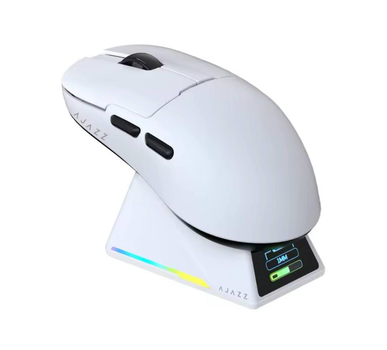Миша Ajazz AJ159 APEX Wireless/Bluetooth/USB біла