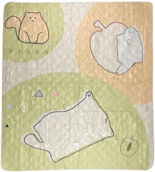 Коврик для пикника Naturehike CNK2350WS010 водостойкий 210 x 240 см Светло-салатовый (6976507661713)