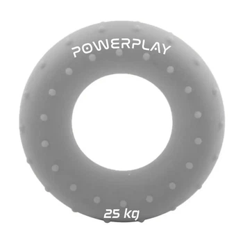 Эспандер кистевой силиконовый PowerPlay PP-4338 Hand Grip Large 25 кг (Серый)