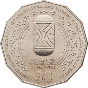 Монета Австралія 50 центів 2014 «50 років Інституту» UNC (KM#2159)