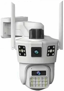 Уличная 4G IP-камера видеонаблюдения SD39 с двумя объективами (6 Мп)