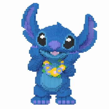 Детский конструктор Magic Blocks Стич с цветами на 4600 деталей (8175)