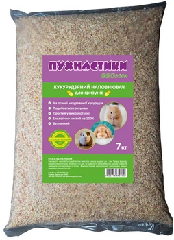 Наповнювач кукурудзяний для гризунів Пухнастики ECOcorn 7 кг (4820216670080)