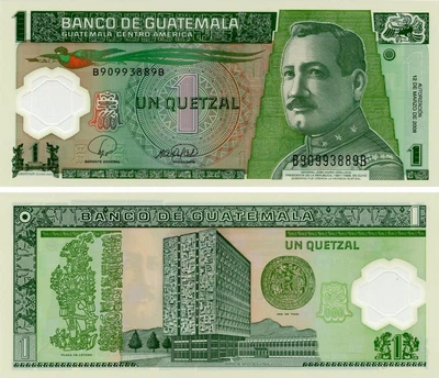 Банкнота Гватемала 1 кетсаль 2008 UNC (P115a)