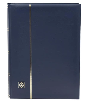 Альбом для марок (кляссер) на 64 страницы (32 черных листа) COMFORT синий Leuchtturm