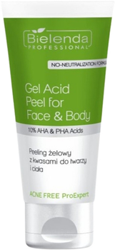 Peeling do twarzy i ciała Bielenda Professional Acne Free Pro Expert Gel Acid 150 ml (5902169058944)