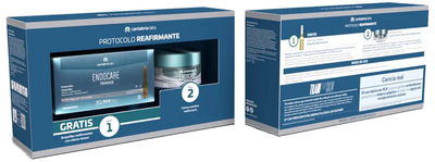 Zestaw do pielęgnacji twarzy Endocare Tensage Protocolo Reafirmante Estuche Krem 50 ml + Ampułki 10 x 2 ml (8436574364415)
