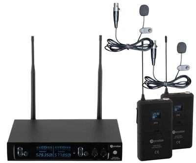 Радіосистема інструментальна (мікрофони бездротові) Prodipe UHF B210 DSP Lavalier Duo (F5 version)