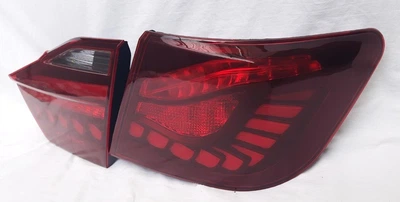 Задні фари альтернативна тюнінг оптика ліхтарі LED на Toyota Camry V50 червона 11-14 Тойота Камрі L2909