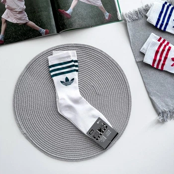 Чоловічі спортивні шкарпетки SuperSox високі Adidas, Зелені 42-45р.