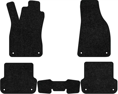 Ворсовые коврики EVAtech Standard в салон авто для Seat Exeo MT 2008-2013 1 поколение Combi EU Черный кант (ST33141CV5AV8VEB)