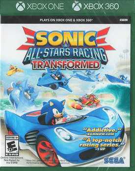 Гра для Xbox 360 / Xbox One - Sonic & All-Stars Racing Transformed (Blu-ray Disc) (0010086680638)