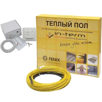 Нагревательный кабель In-therm ADSV 20 - 8 м, 170 Вт + механический терморегулятор In-therm RTC 70