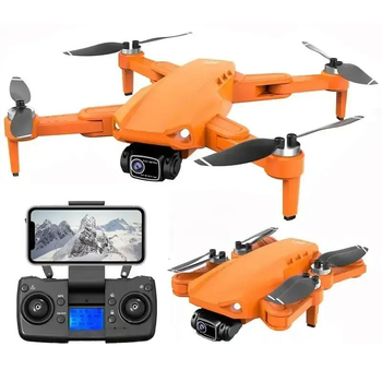 Квадрокоптер професійний LYZRC L900 Pro SE orang з камерою дрон з 4K HD, GPS, BК двиг. до 1200, 56 хв. + акумулятор