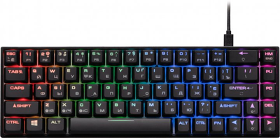 2E Gaming KG380 RGB Gateron Blue Switch BT/USB Black (2E-KG380UBK-BL)