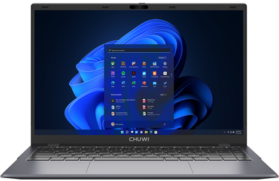 Ноутбук CHUWI GemiBook XPro 14.1" IPS Intel N100 8 ГБ 256 ГБ SSD Wi-Fi 6 сірий