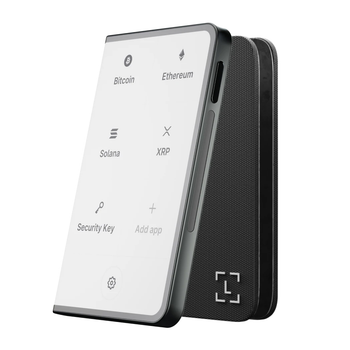 Криптокошелек Ledger Stax с чехлом Magnet Shell Black (LDGRSTX)