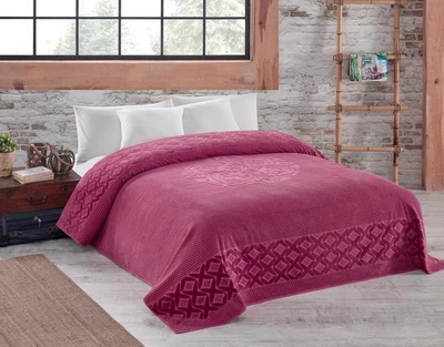 Махровое покрывало Cotton Area 220 х 240 см Diamond Gul
