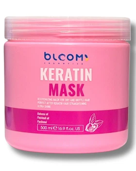Маска глибокого кондиціювання BLOOM Keratin Hair Mask 500ml