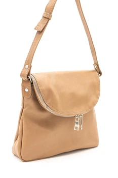 Сумка з клапаном через плече класична середня бежева ARTiS Bags 996 5711