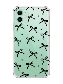 Чохол з потовщеними кутами на Apple iPhone 11 (6.1) Бантики (принт 405)