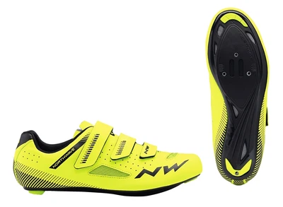 Туфлі велосипедні Northwave CORE M 43 (10.5US) Yellow fluo/black (80191016)
