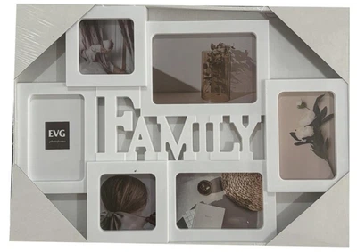 Мультирамка на 6 фотографий (2 - 10х10 см, 3 - 10х15 см, 1 - 13х17 см) EVG INNO ZB-6FA-3853 FAMILY COLLAGE