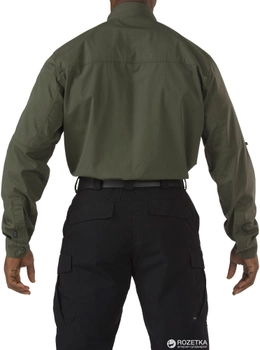 Рубашка тактическая 5.11 Tactical Stryke Long Sleeve Shirt 72399 XS Green (2000980398157)