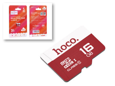 Карта памяти Hoco TF Micro SDXC 16Гб высокоскоростная водонепроницаемая