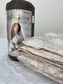Легкое летнее одеяло Afrodita полуторное 140х210 IDEIA аналог лебединого пуха