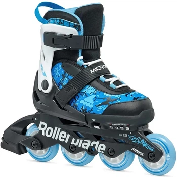 Ролики Rollerblade Microblade SL 36.5-40 Black/Blue (1012-86B0751540-NF02-36.5-40)